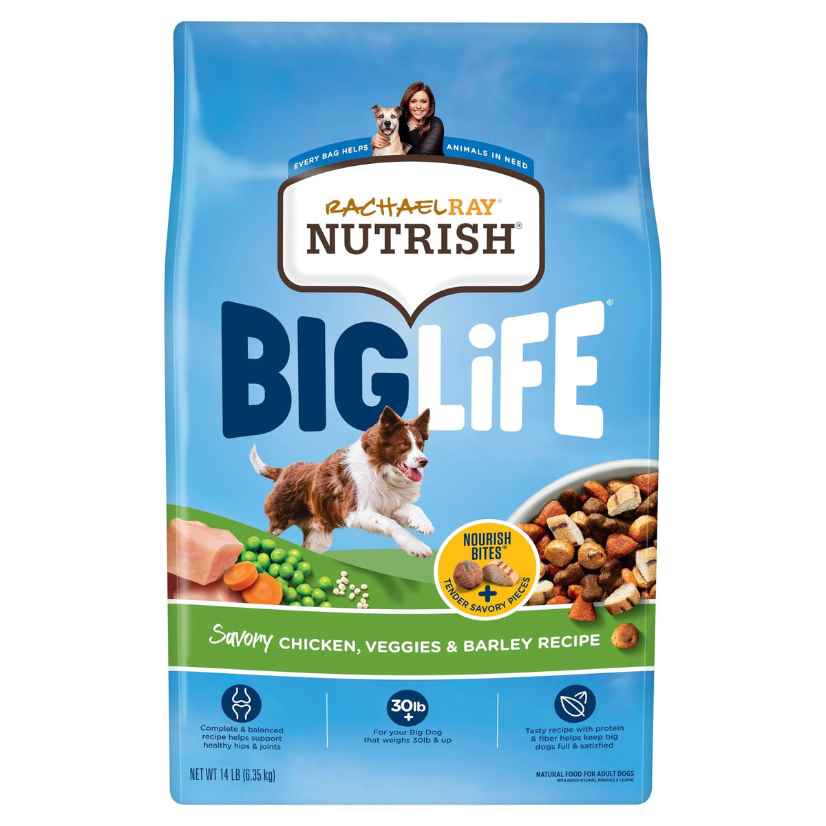 Chicken Veggies & Barley Recipe Dry Dog Food 14 lb Bag J5191