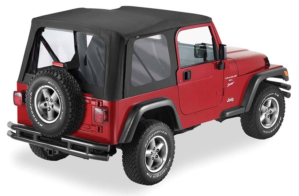 Black Denim Fabric Replacement Soft Top C522965