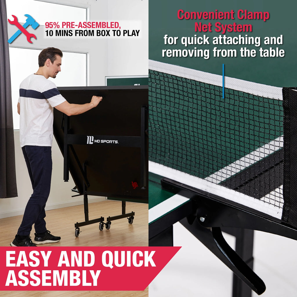 Indoor 2-Piece Table Tennis Table X805146