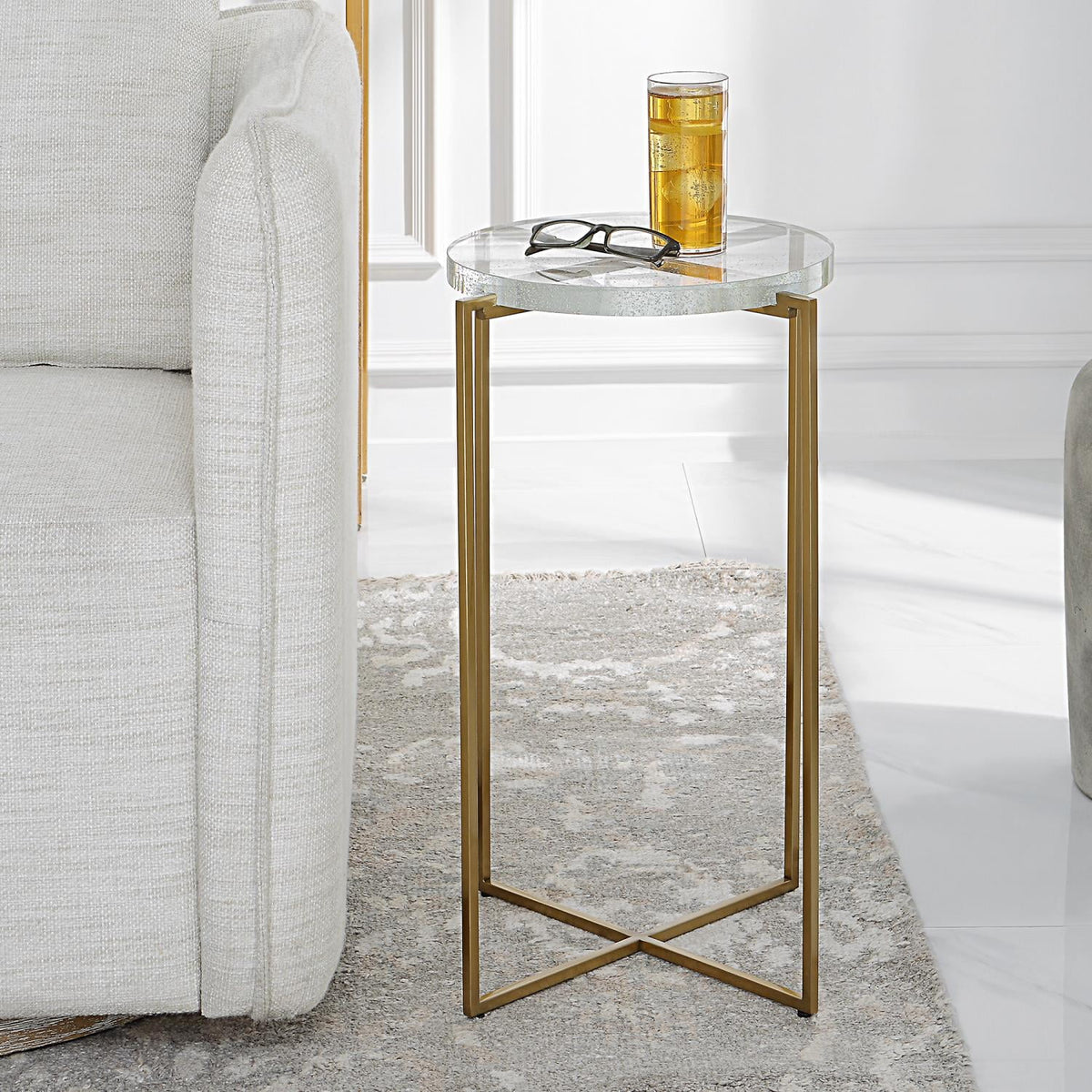 Accent Table 24.25 Inches Tall and 15.63 Inches Wide J36445