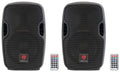 8" Powered PA Speakers I2287