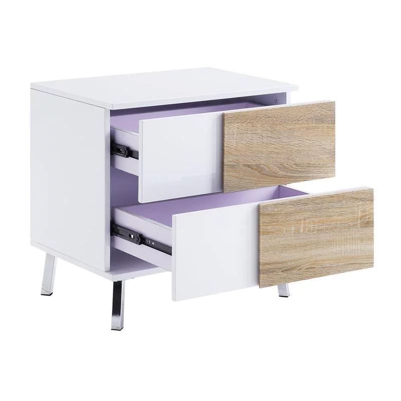 White High Gloss End Table N334550