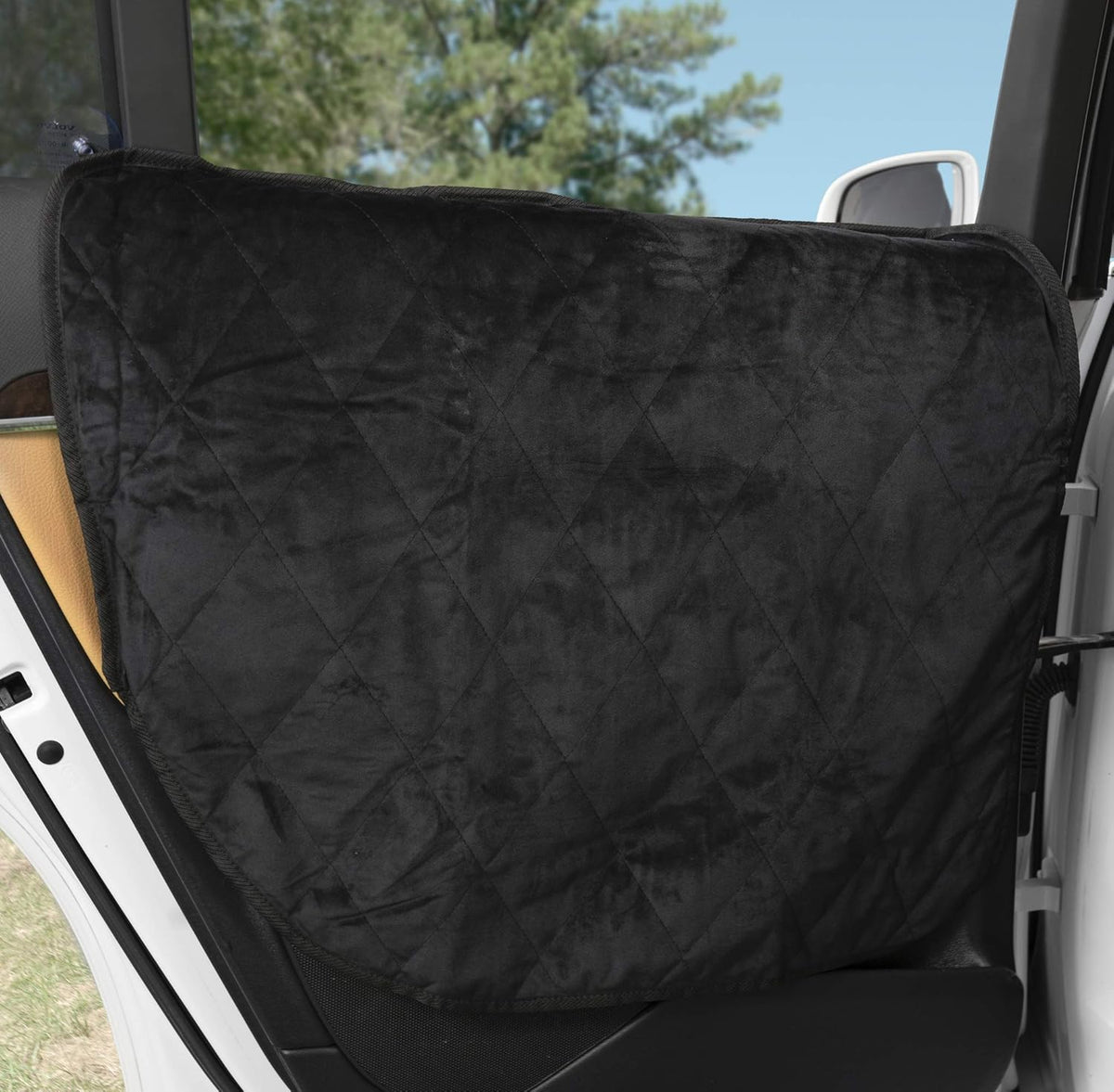 Washable Waterproof Car Door Protector Set of 2 Grey Z324