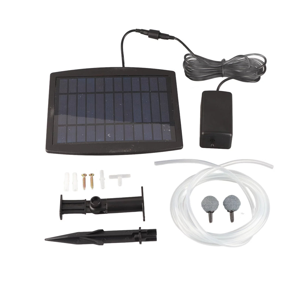 Solar Oxigenador Aireador Bomba de Aire para Piscina Estanque Pecera N8299