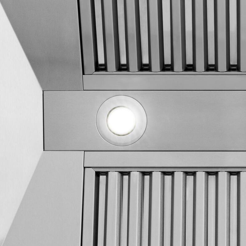 30 in. 400 CFM Ducted Wall Mount Range Hood in Stainless Steel C7379