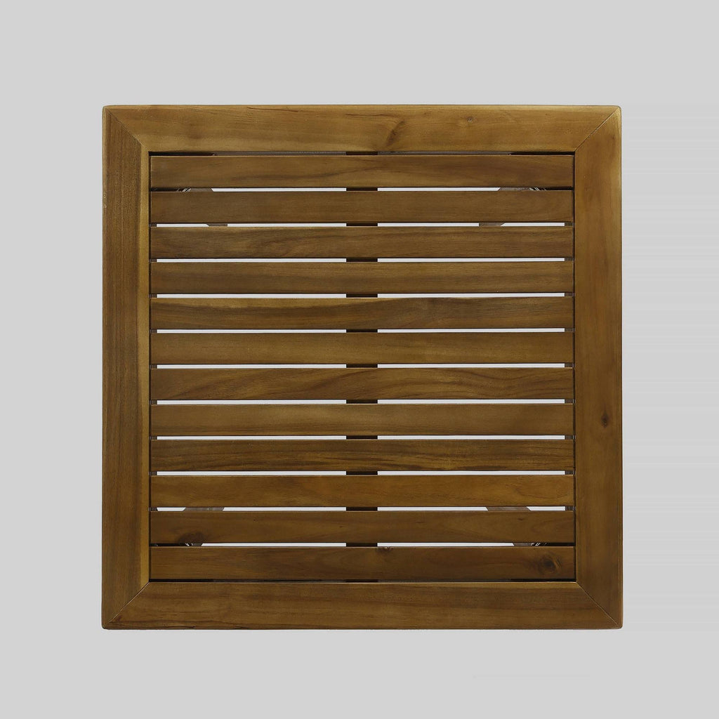Acacia Wood Square Bar Table J612784
