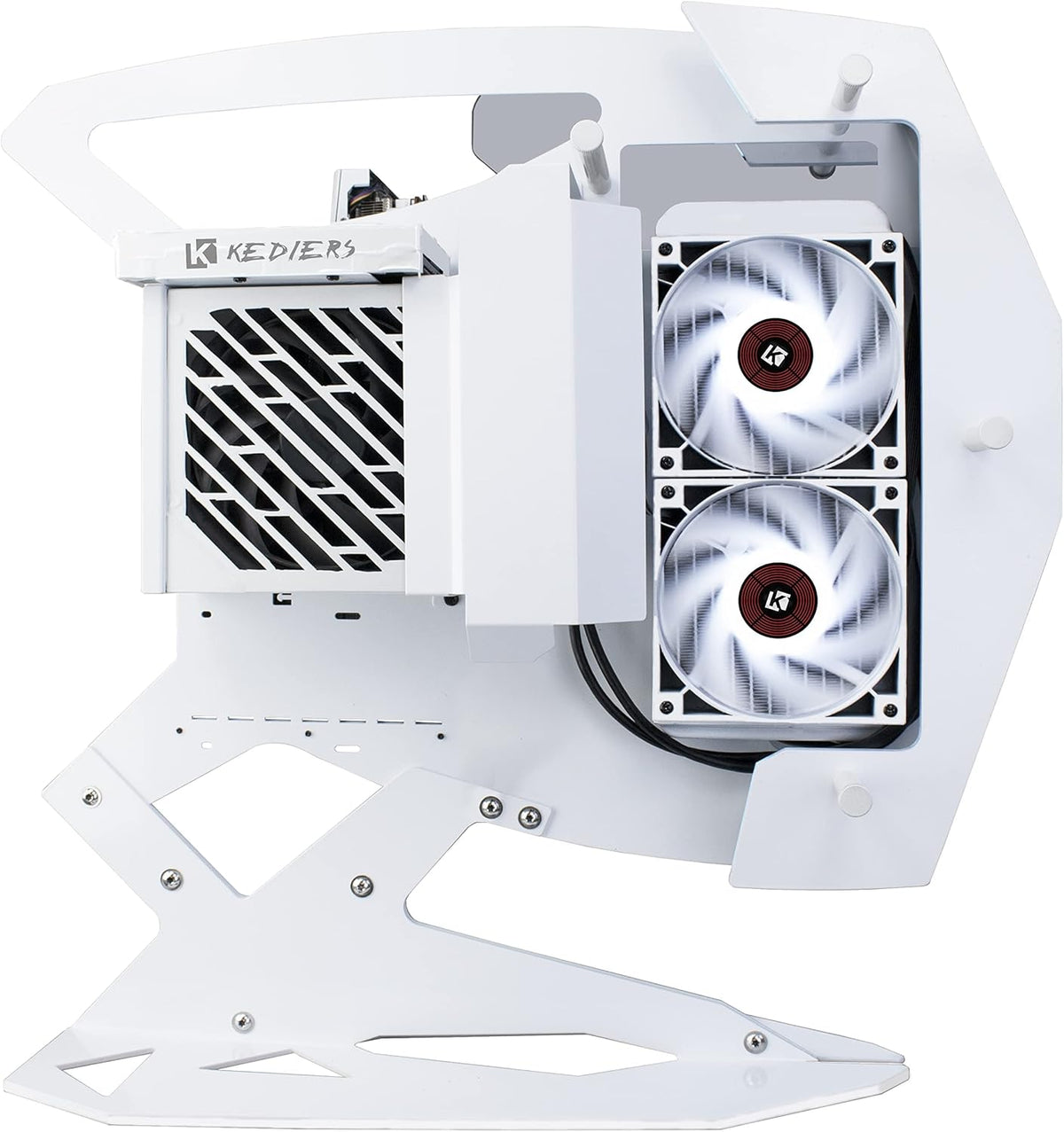 White ATX Mid Tower Gaming Case U13954