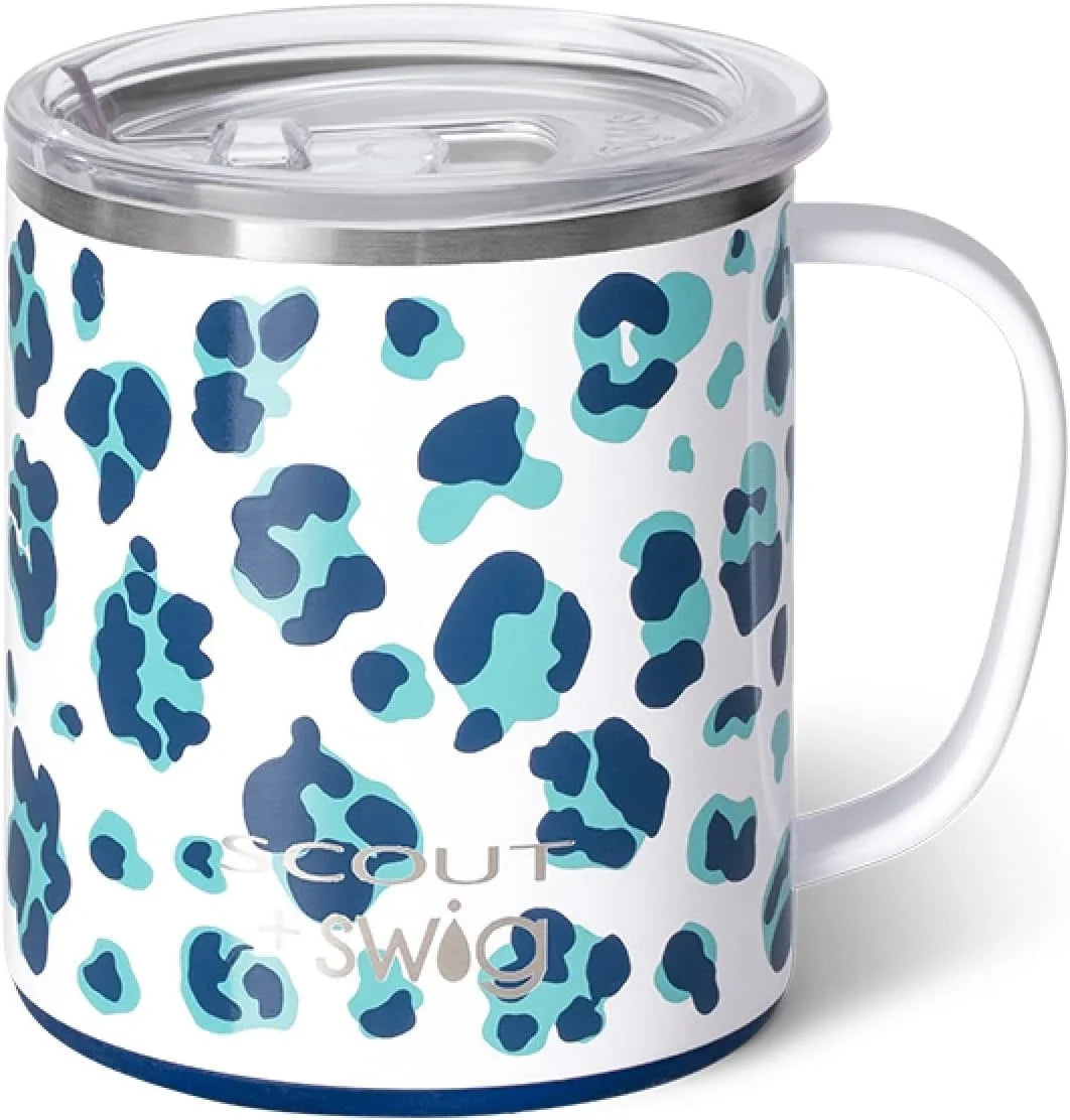 12oz Stainless Steel Insulated Travel Mug with Handle and Lid N322510