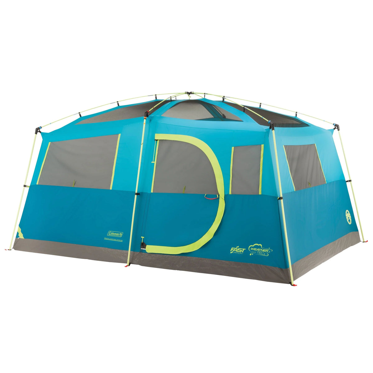 8-Person Light Blue Cabin Camping Tent Q529