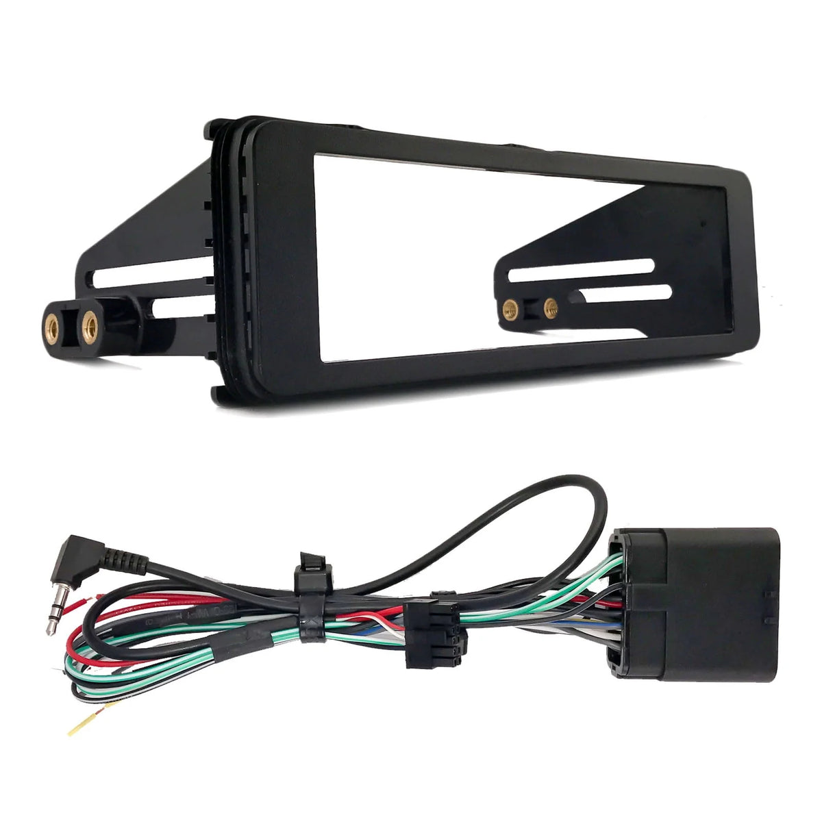 Single DIN AM/FM CD Receiver with 6.5 120W Marine Speakers J7019