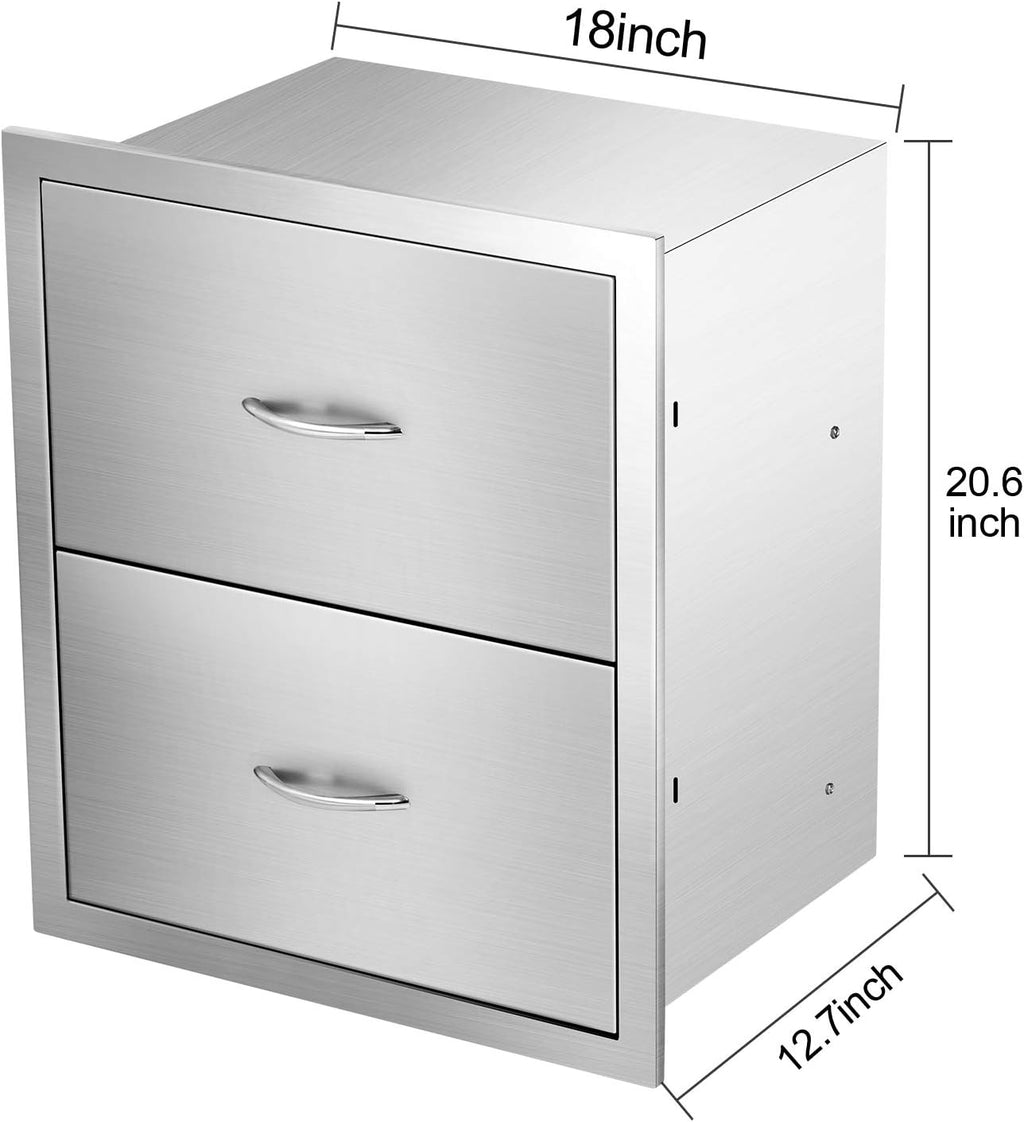 Stainless Steel Outdoor Barbecue Drawers B395