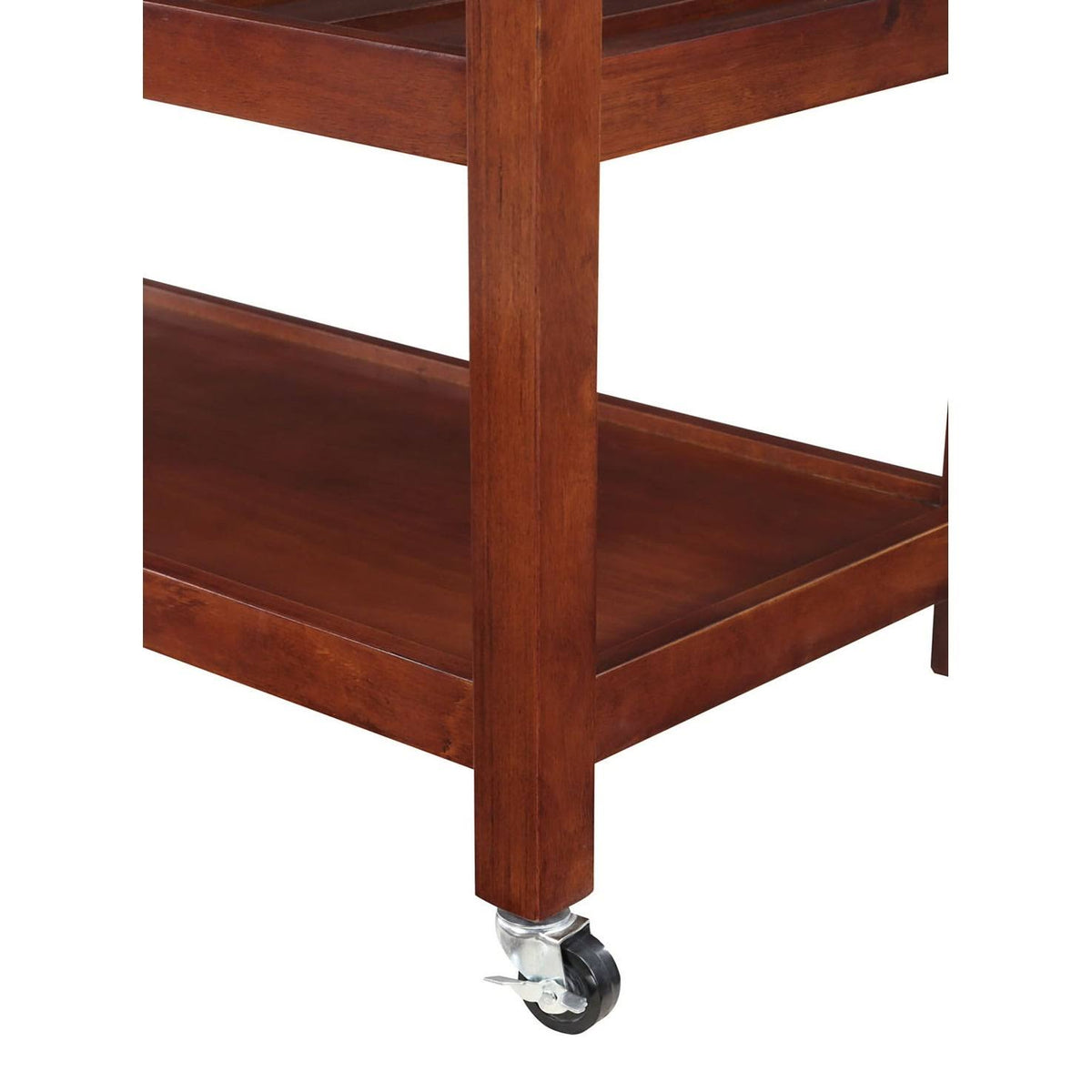 3 Tier Butcher Block Kitchen Cart with Drawers O53775