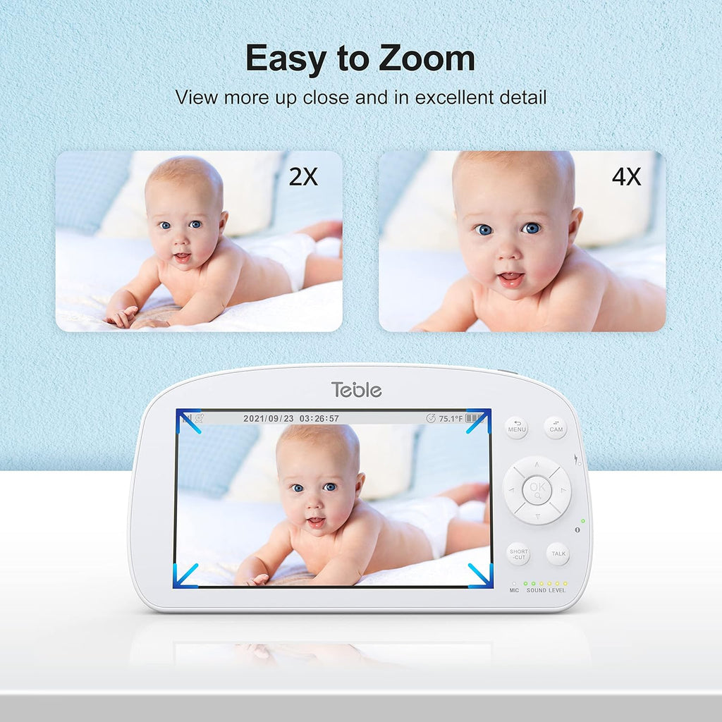 5.5" HD Video Baby Monitor with Camera and Audio N370