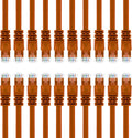 Cat 6 Ethernet Cable 3 ft 20-Pack Orange B99401