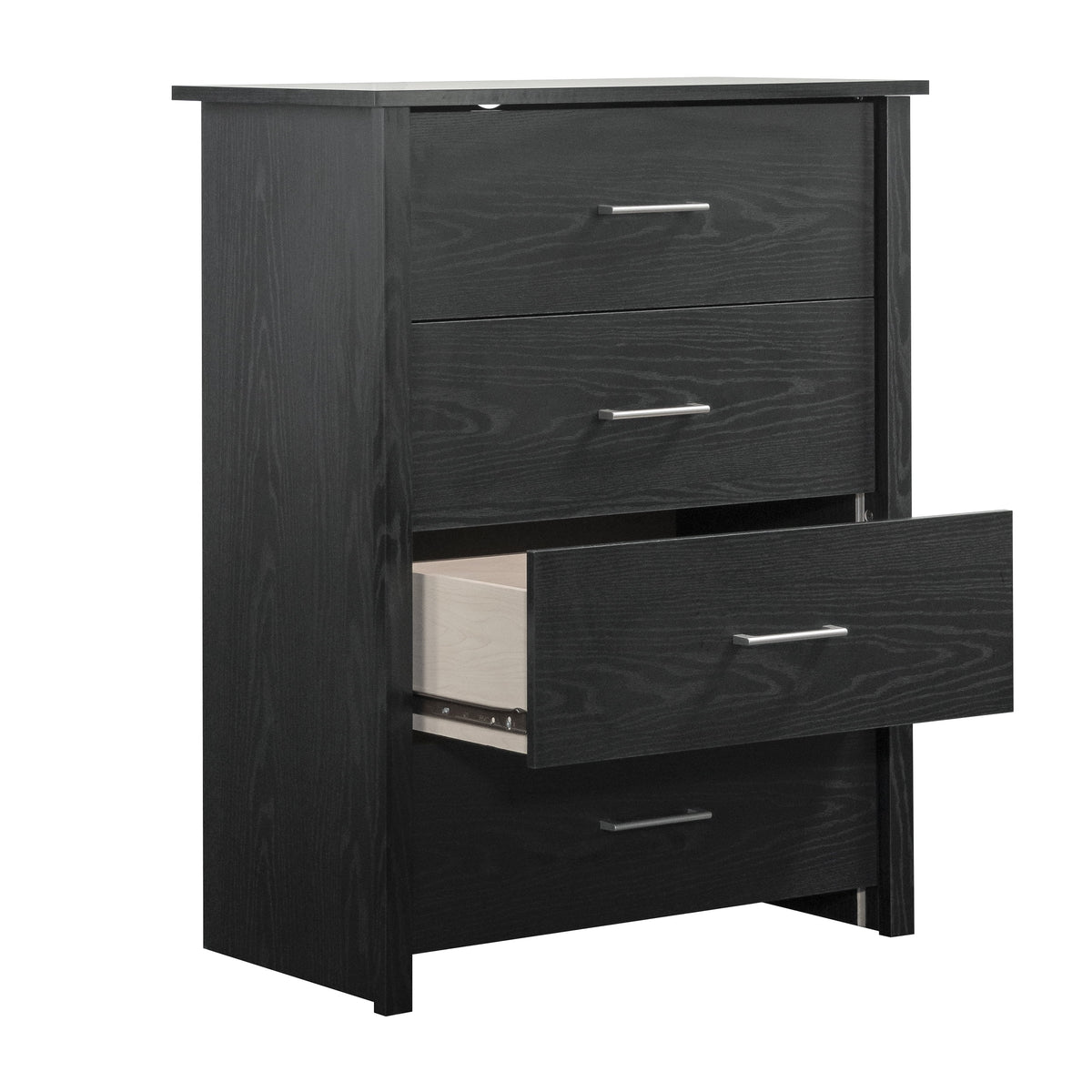 4 Drawer Walnut Finish Dresser O326