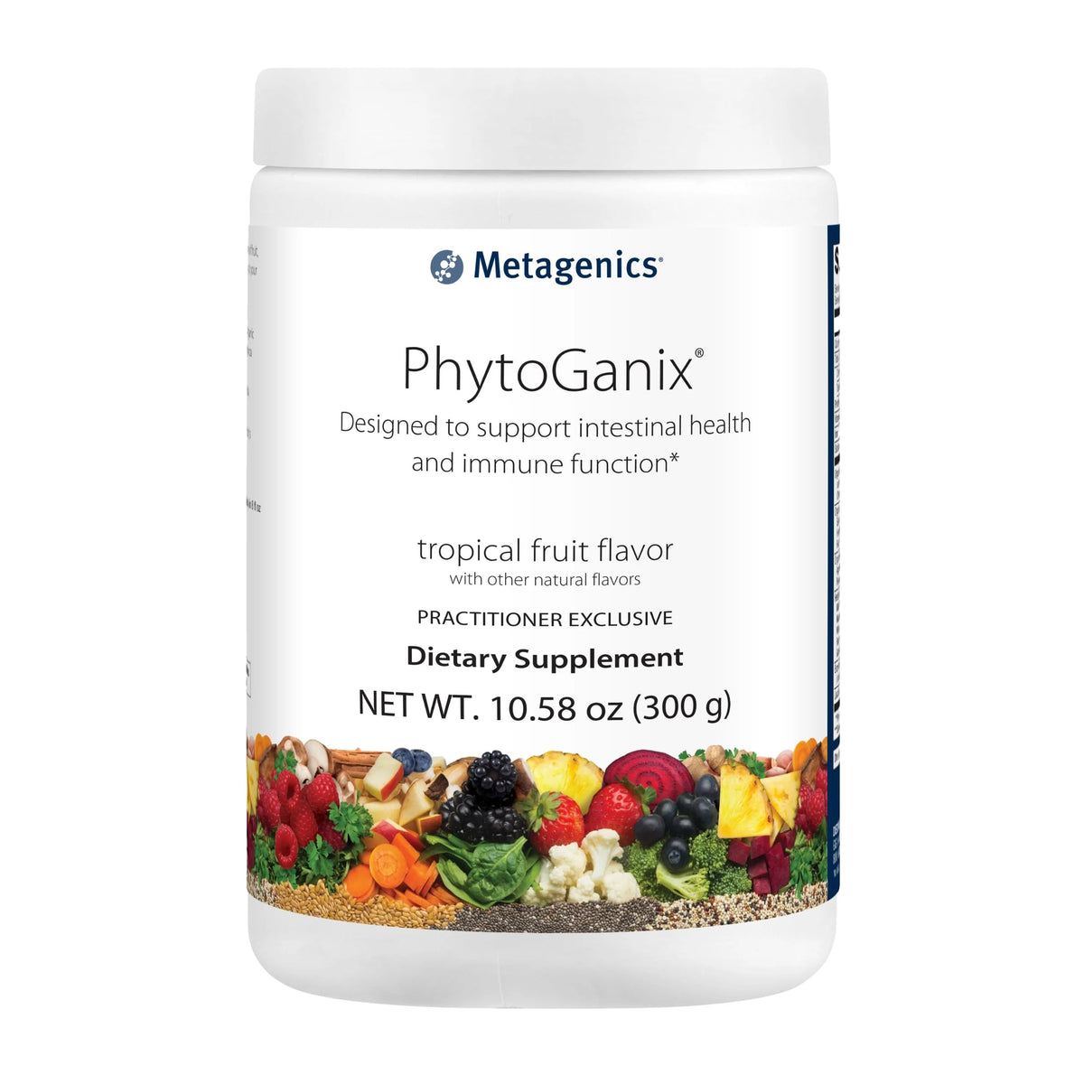 Organic Fruit & Vegetable Superfood Powder Blend Tropical Fruit Flavor 10.58 Oz F45112