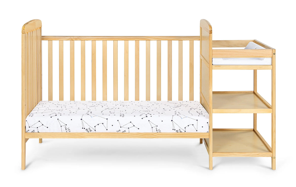 5 in 1 Convertible Crib with Changing Table Y176