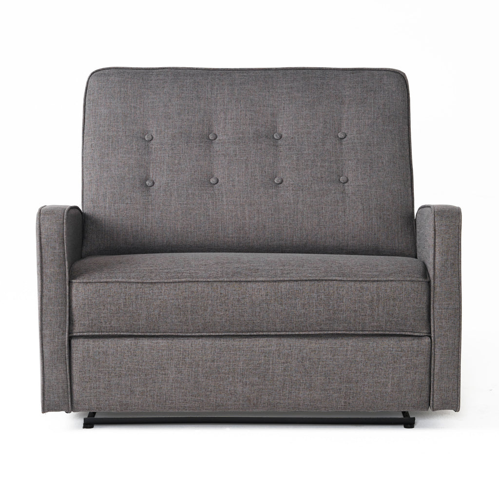 Gray Fabric Reclining Loveseat B968879