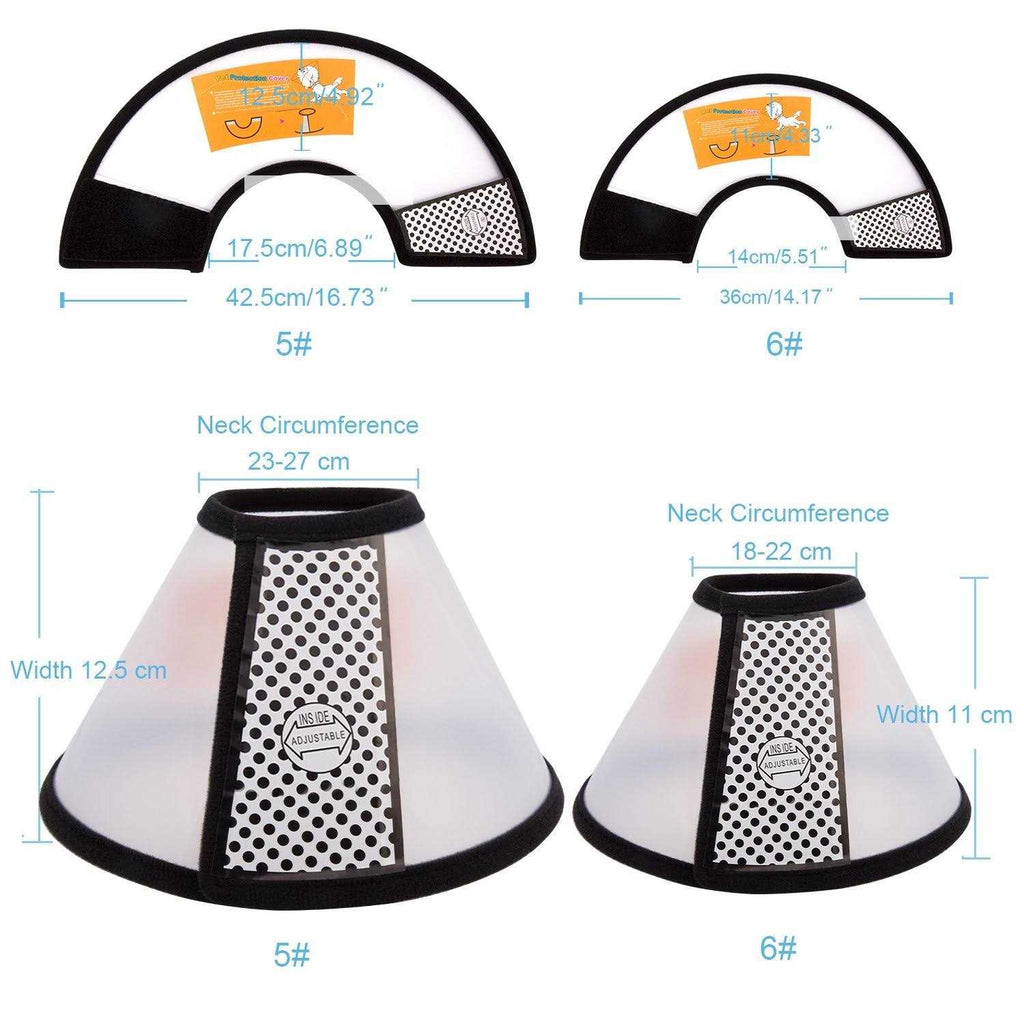 Adjustable Recovery Pet Cone E-Collar C6557