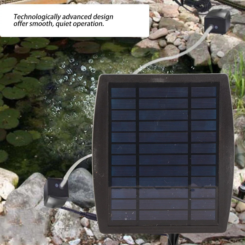 Solar Oxigenador Aireador Bomba de Aire para Piscina Estanque Pecera N8299