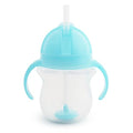7 Ounce 2 Pack Blue/Green Weighted Straw Sippy Cup R473
