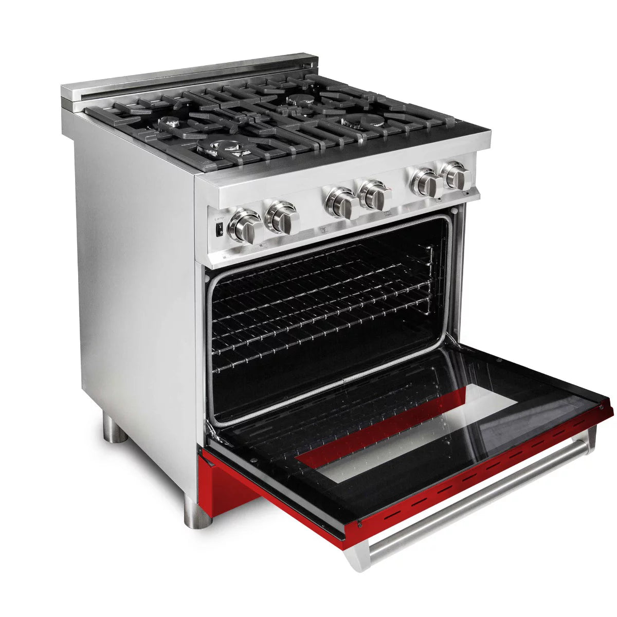 30 in. Dual Fuel Range with Red Matte Door N3057