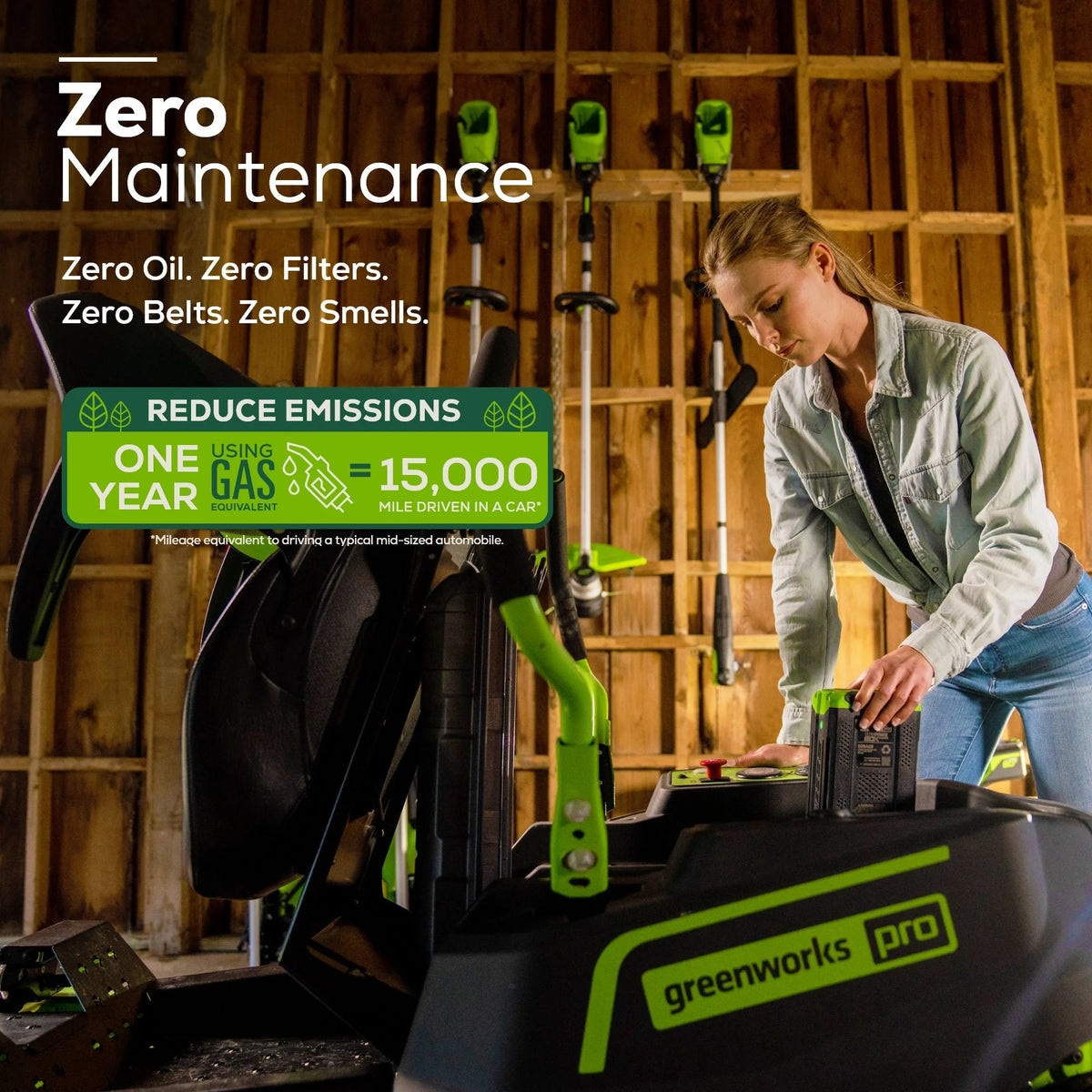 60V 42" Electric Zero Turn Mower with 8 Ah Batteries Y5264