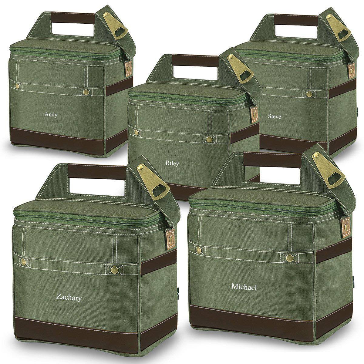 Khaki Cooler Bags Set of 5 Q150061