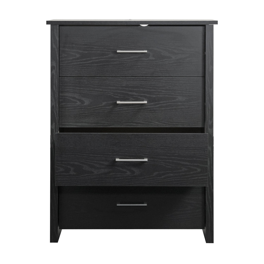 4 Drawer Walnut Finish Dresser O326