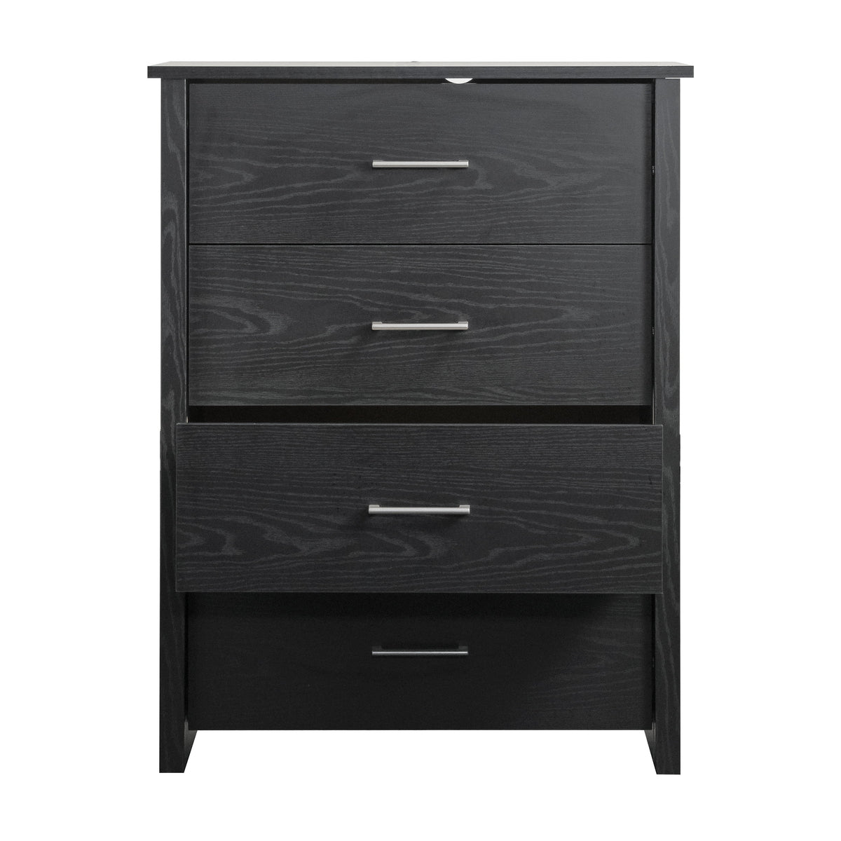 4 Drawer Walnut Finish Dresser O326