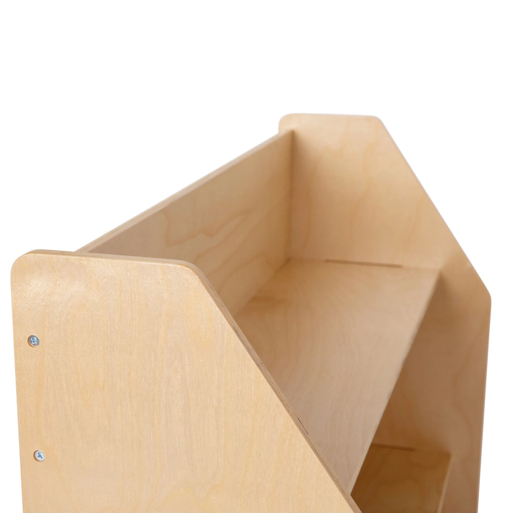 Natural Wooden 3 Shelf Book Display E222038