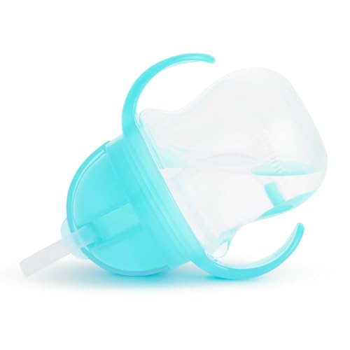 7 Ounce 2 Pack Blue/Green Weighted Straw Sippy Cup R473