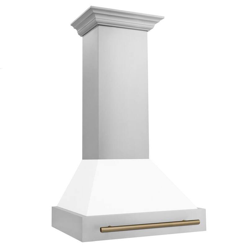 30 in. 400 CFM Ducted Wall Mount Range Hood in Stainless Steel C7379