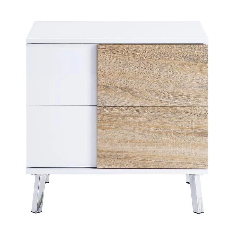 White High Gloss End Table N334550