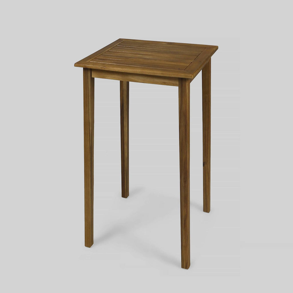 Acacia Wood Square Bar Table J612784
