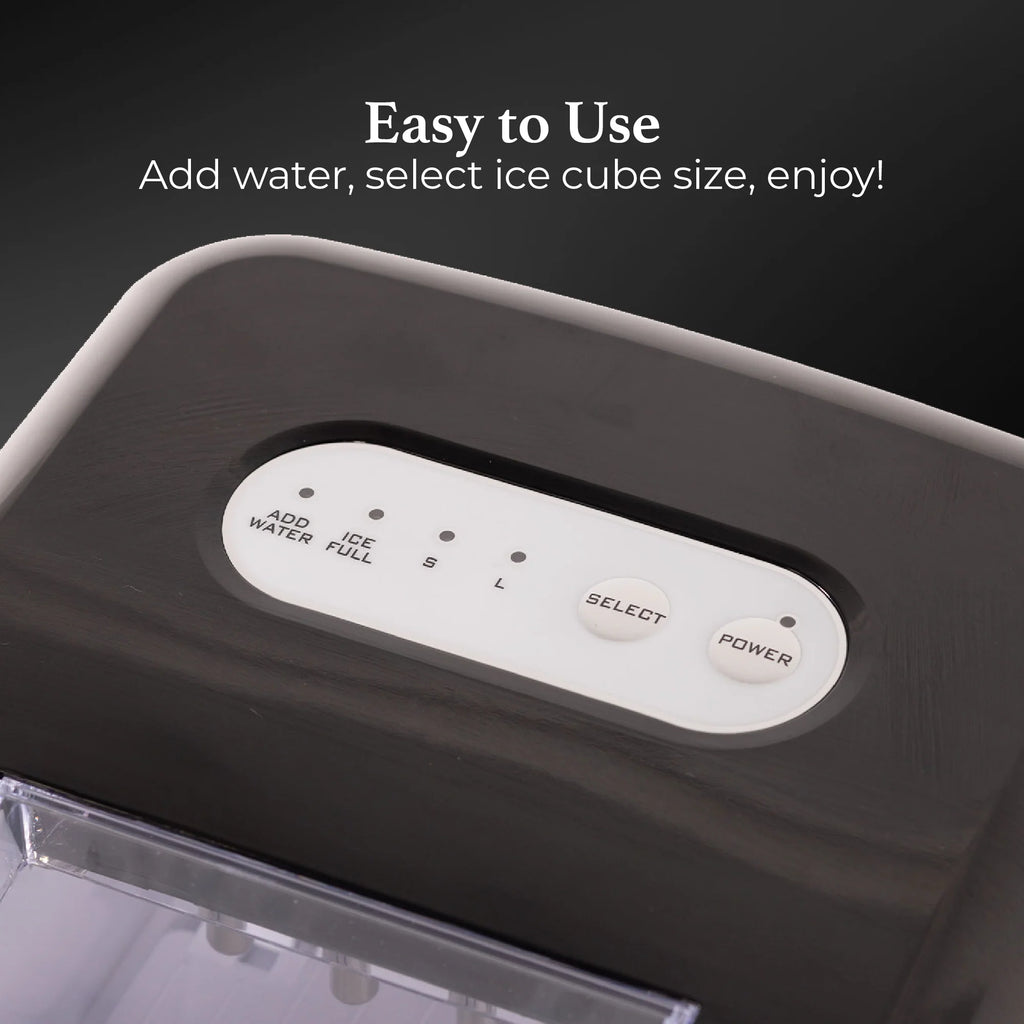 Automatic Portable Countertop Ice Maker Machine Black R8351