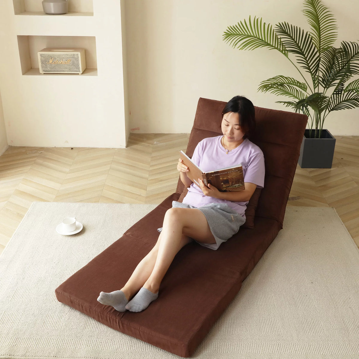 Fold Down Sofa Bed with Pillow V717995