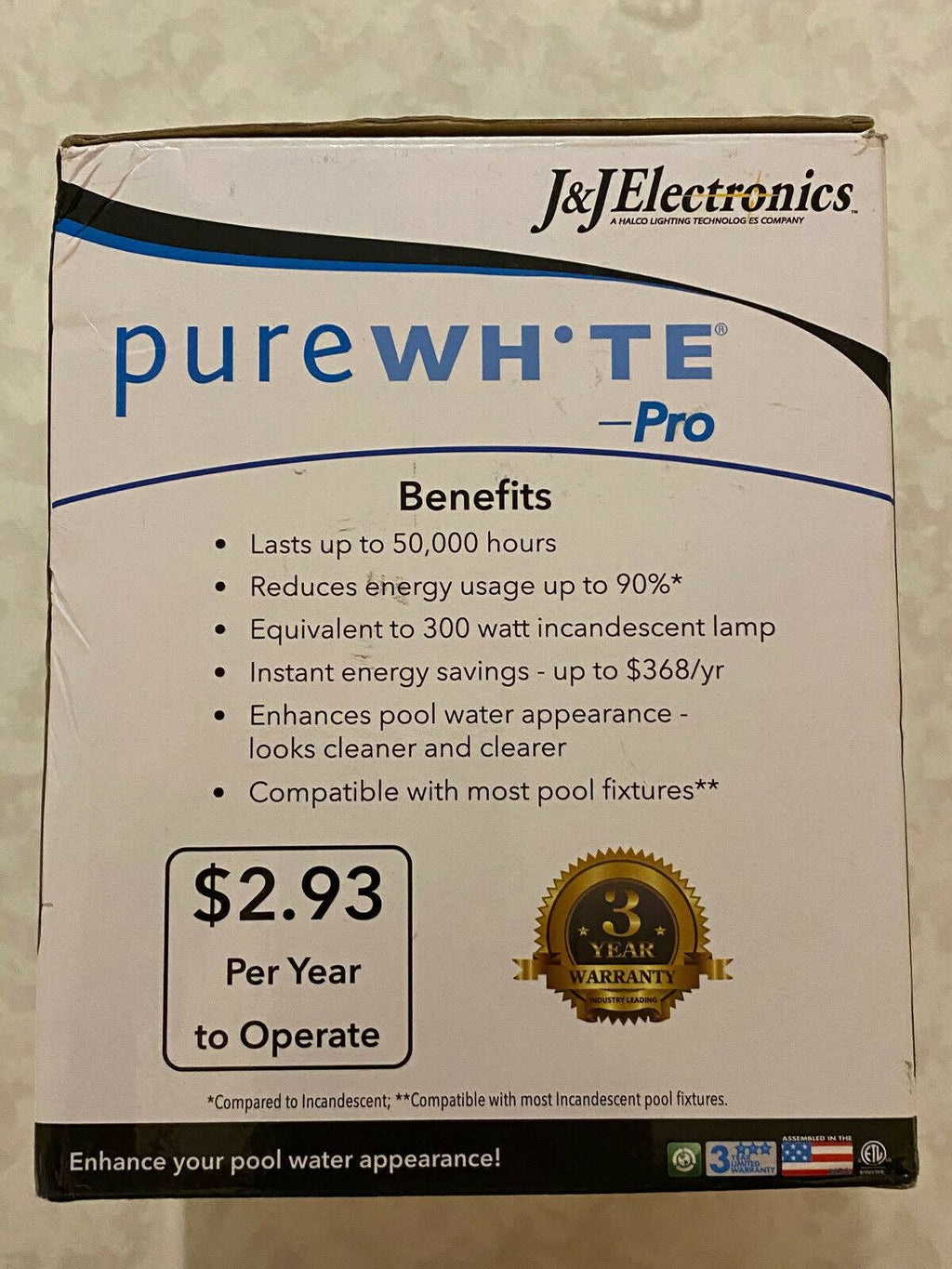21W White LED Bulb W821
