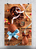 Chocolate Easter Eggs With Bows Poster Y935003