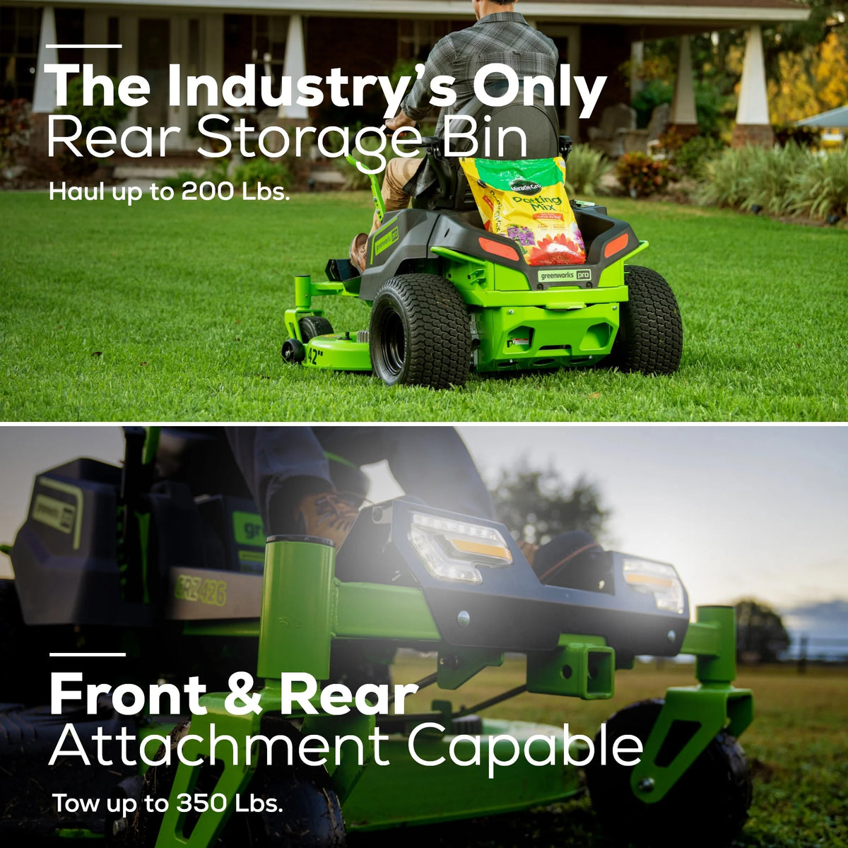 60V 42" Electric Zero Turn Mower with 8 Ah Batteries Y5264