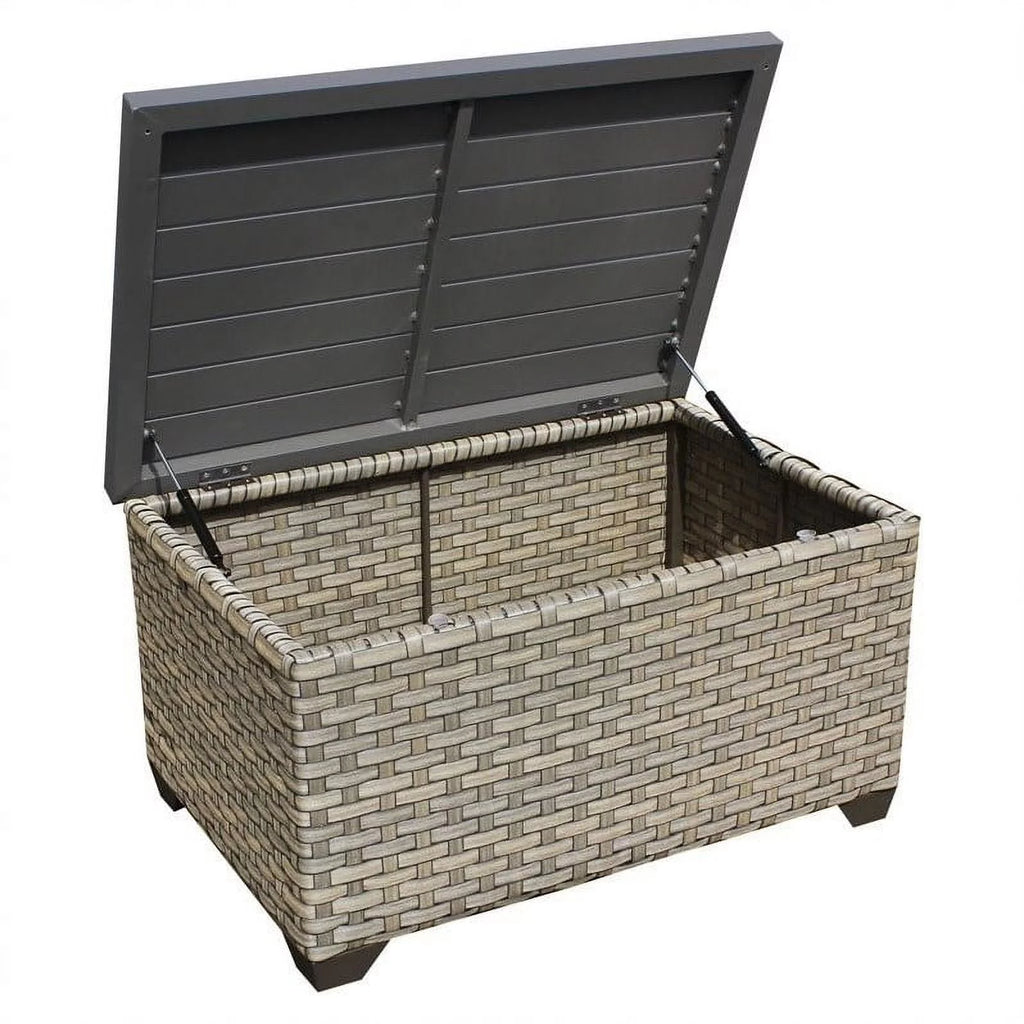 Outdoor Wicker Storage Coffee Table N48723