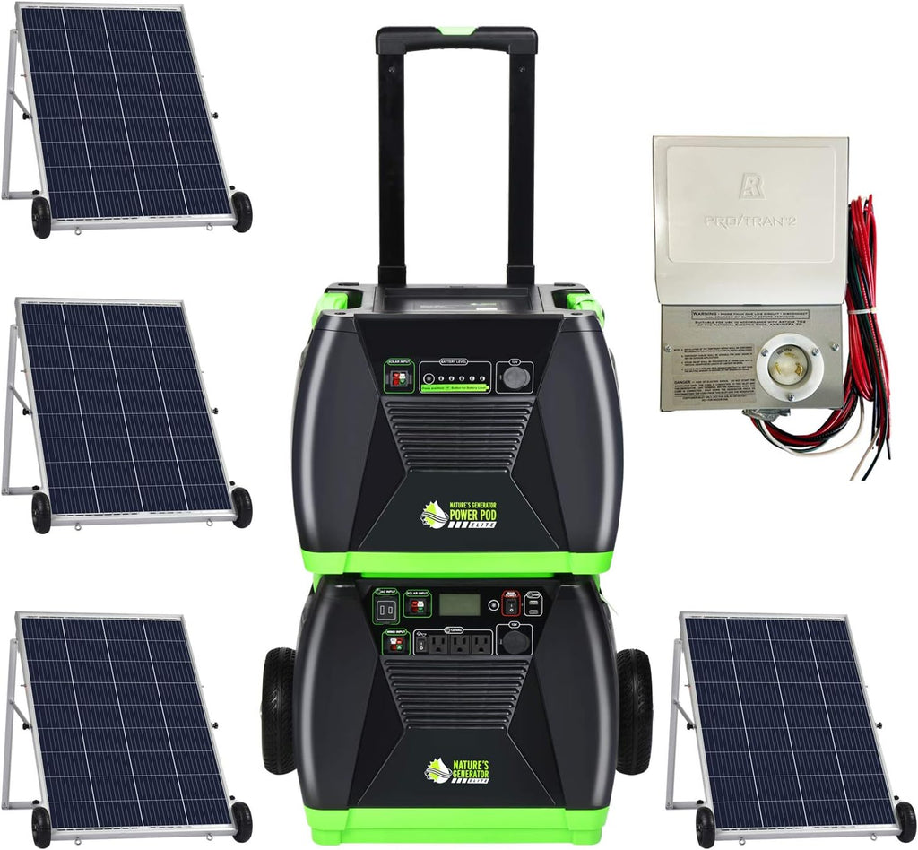 3600w Solar and Wind Powered Generator with Cart Z4108