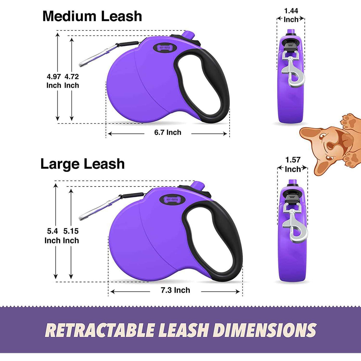 Retractable Dog Leash K631