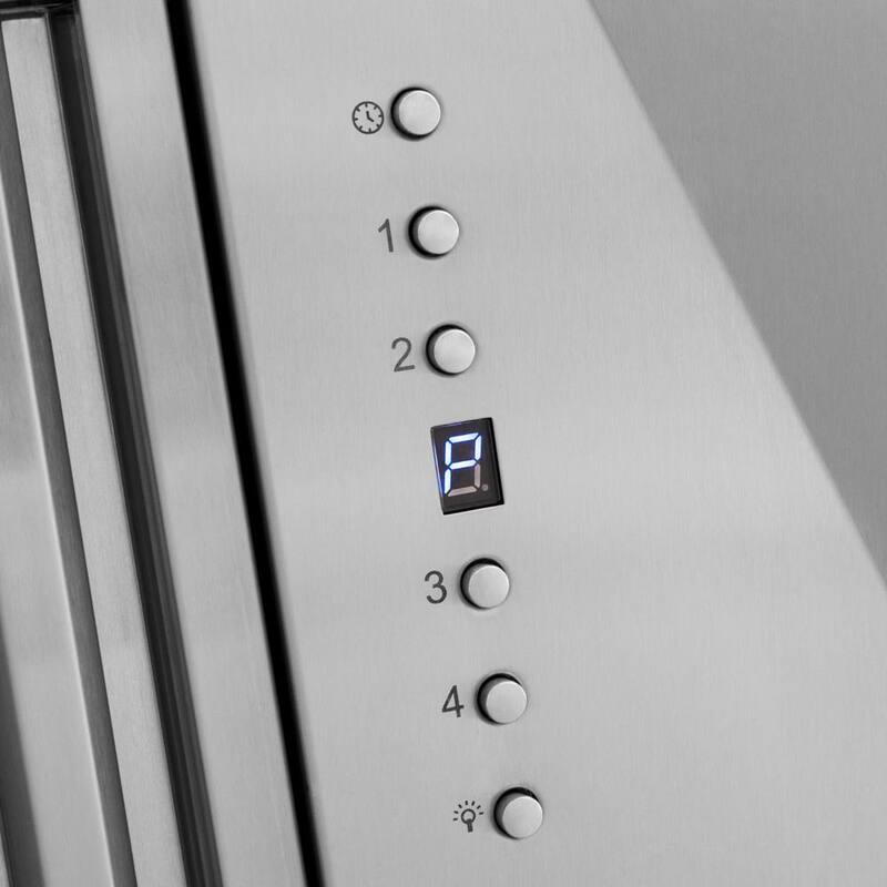 30 in. 400 CFM Ducted Wall Mount Range Hood in Stainless Steel C7379