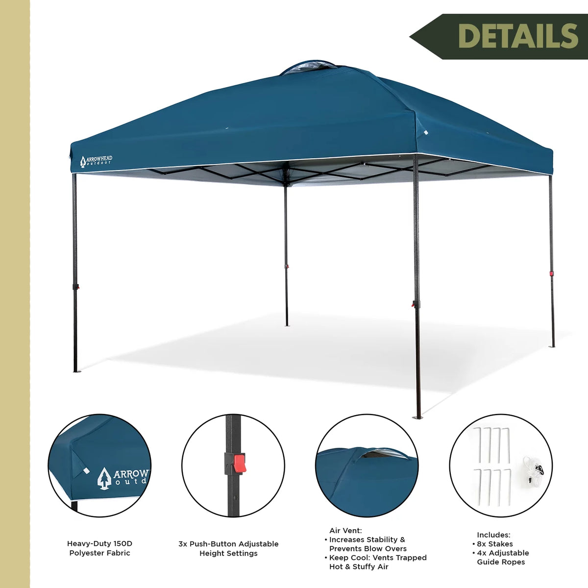 12’x12’ Pop-Up Canopy & Instant Shelter C1731