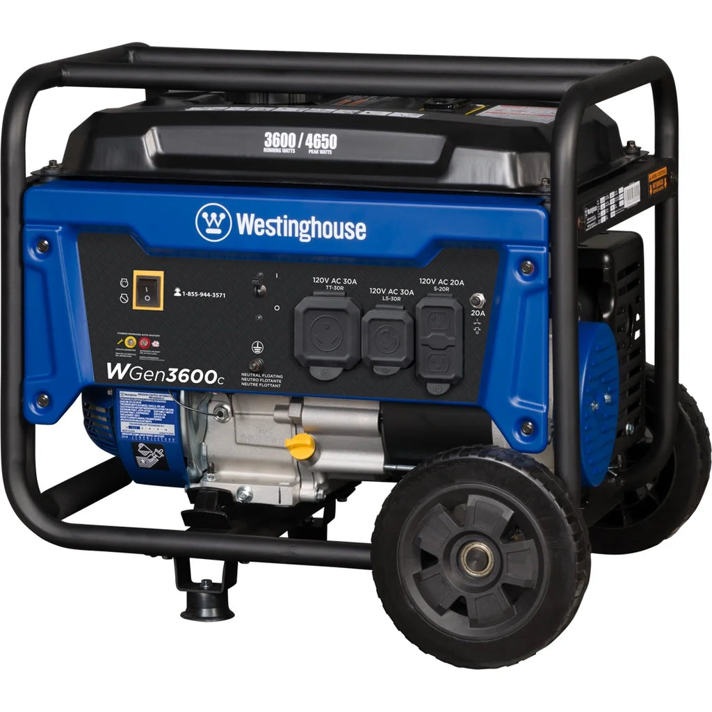 Gas Powered Portable Generator with CO Sensor T519151