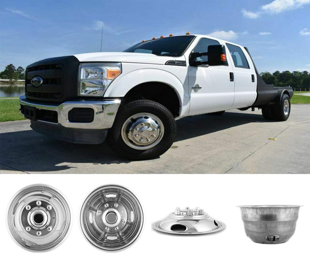 19.5inch Polished Stainless Steel Dually Wheel Simulators P957620