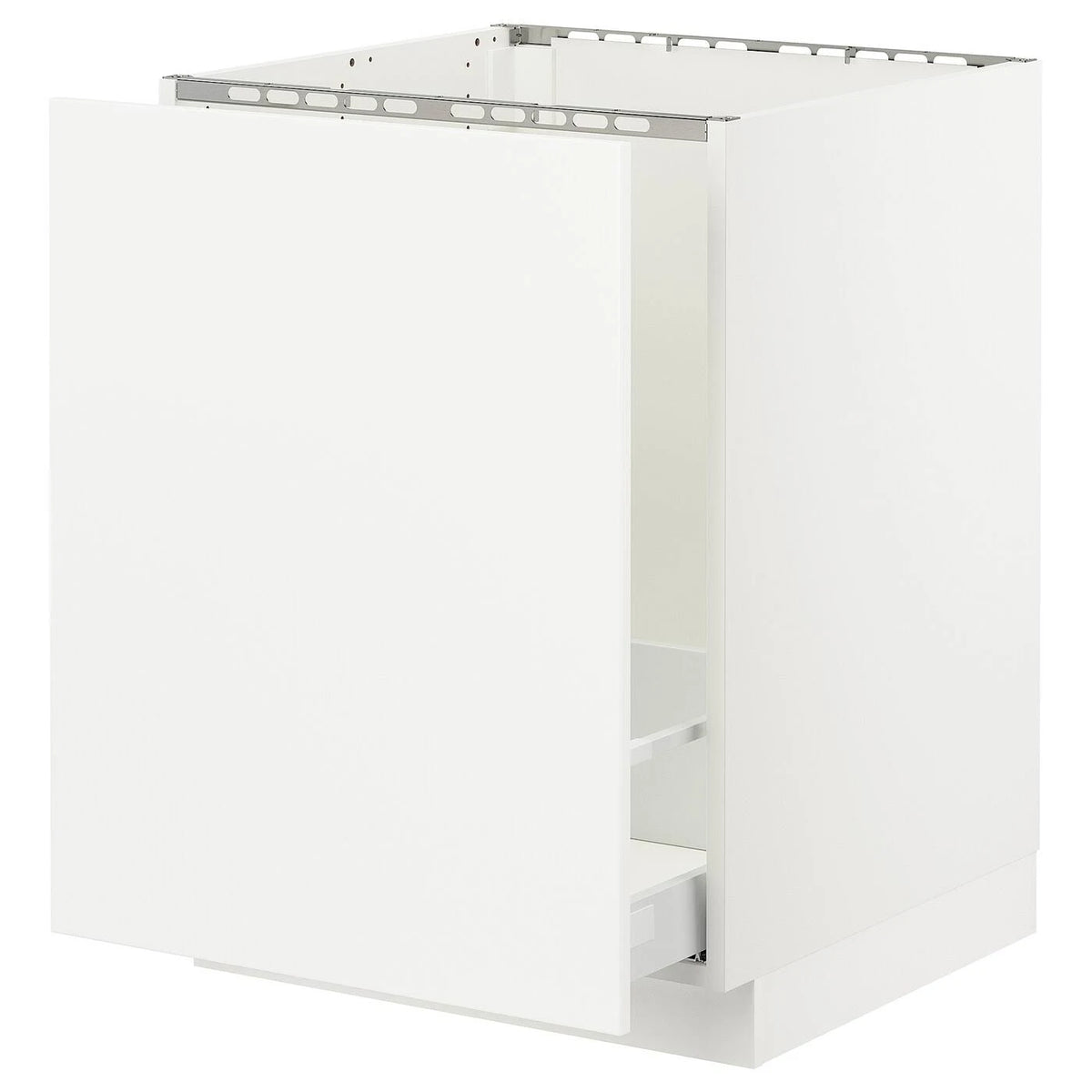White Base Cabinet with Recycling W3946