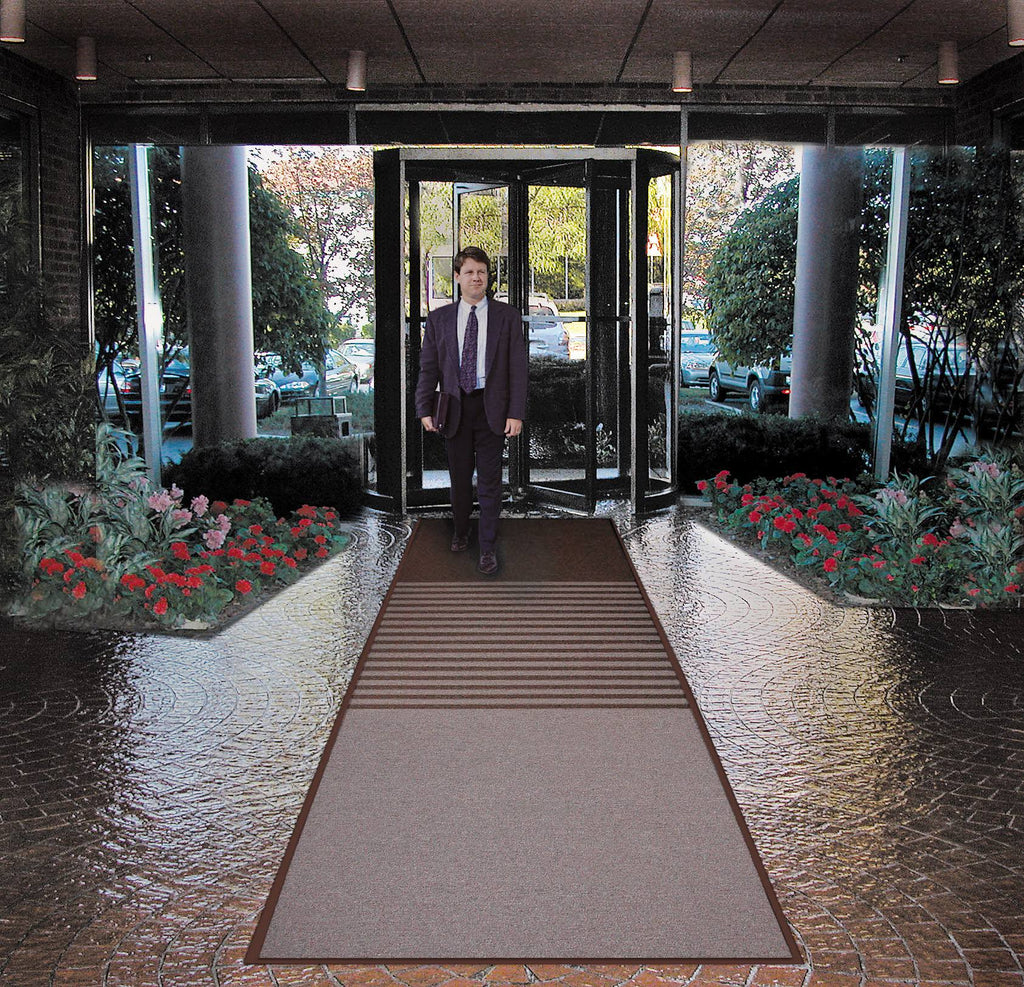 Gray Carpeted Runner 6 x 12 ft R26205