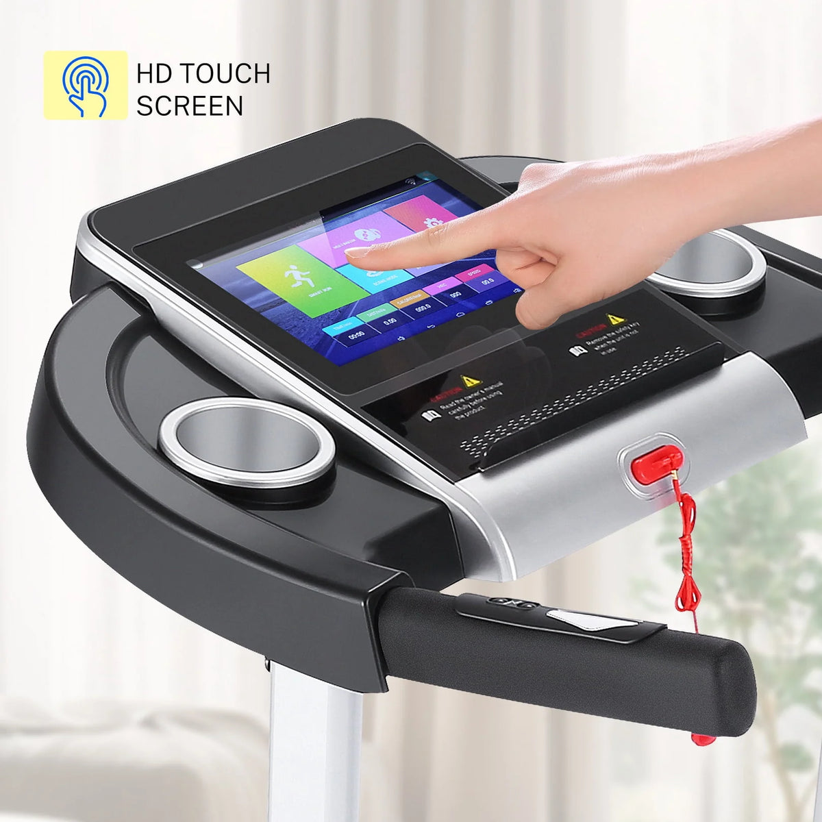 Electric Motorized Treadmill with 3 Incline Levels F626